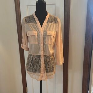 Daytrip Lace Panel Women's Top